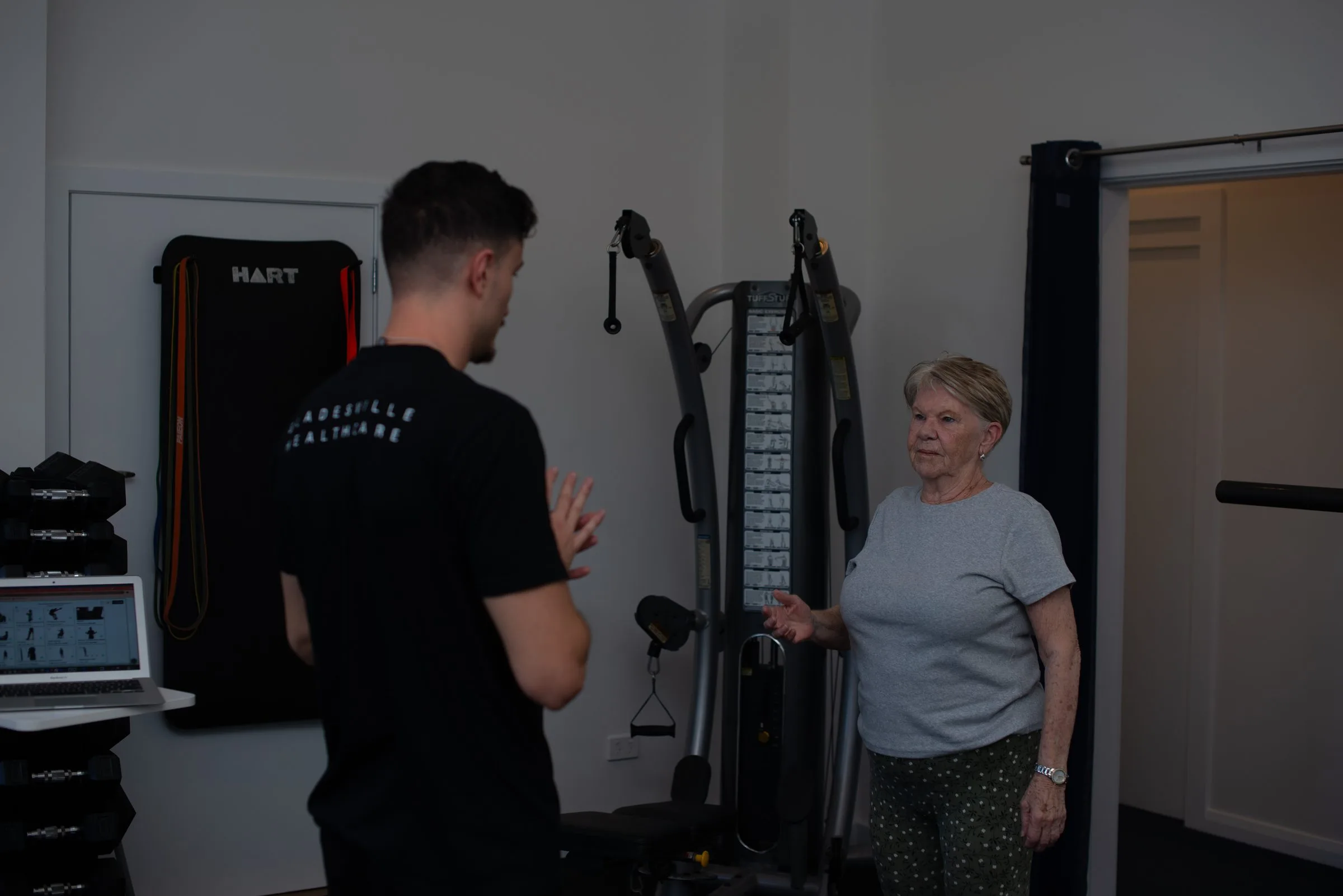 Small group exercise class at Gladesville Healthcare